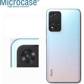 Resim Microcase Xiaomi Redmi Note 11 Pro Kapalı Tasarım Kamera Lens Koruma Halkası Siyah 
