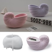 Resim DTOHO Silikon Deniz Kabuğu Mum Kalıbı - Yeniden Kullanılabilir DIY Aroma Mumları için, Ev Dekorasyonu, İki Renkli Pembe & Beyaz, Kolay Çıkarma ve Dayanıklı Tasarım, Silikon Mum Kalıpları, Dekoratif Mumluklar, Kolay Çıkartma Malzemesi 
