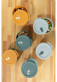 Resim Vienev 9lu Klips Kapaklı Saklama Kabı Seti 3x 2-1,5-1 Litre Renkli 