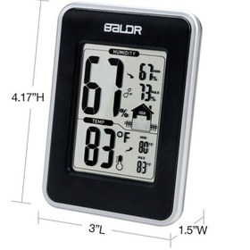 Resim Baldr Termometre ve Nem Ölçer Higrometre thr195 