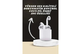 Resim Flamex 7 Kordonlu Akıllı Saat ve 2.nesil Kulaklık Yüksek Ses Kaliteli Uzun Pil Ömrü 