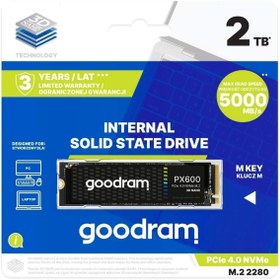Resim Goodram Px600 2tb Nvme Gen4 5000/4200mb/s M.2 Ssd 