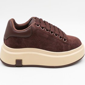 Resim Guja Kadın Kalın Taban Süet Deri Günlük Spor Ayakkabı GJ361 - Kahve - 36 