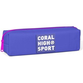 Resim Coral High Sport Tek Bölmeli Lavanta Kalemlik 
