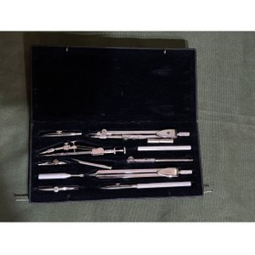Resim tayfuntufan antika koleksiyon çekoslavak kinex original 210 a profesyonel pergel takımı 
