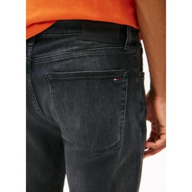 Resim Tommy Jeans Normal Bel Siyah Erkek Denim Pantolon DM0DM224551BZ Austın Slım Tprd DI12 