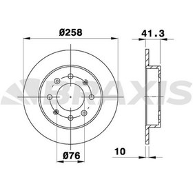 Resim ARKA FREN DISK AYNASI 258 MM KIA CERATO 04> 