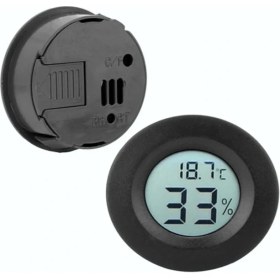 Resim Wellhise Tpm-13 Gömme Tipi Mini Termometre Nem Ölçer Probsuz 