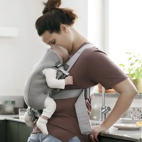 Resim BabyBjörn 3D Jersey Kanguru Light Grey 
