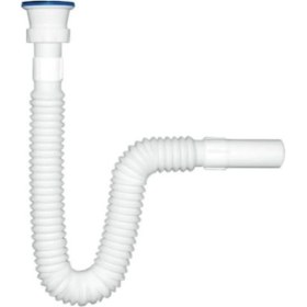 Resim Wuvera Uzun Körüklü Lavabo Sifonu Lavabo Gider Borusu 