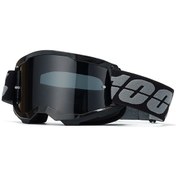 Resim Tangshopping Motosiklet Arazi Kum Önleyici Kask Gözlüğü Siyah Çerçeve-gri Film 