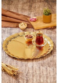 Resim Cooker Ckr3904 Gold Metal Tepsi 35 Cm 