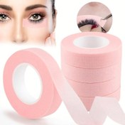 Resim 3 Rulo Hipoalerjenik Nefes Alabilir Kirpik Uzatma Bandı - Profesyonel Eyeliner & Maskara Uygulaması için Mikroporlu Kumaş Göz Makyaj Koruyucu Stickerlar, Hassas Açık Bej Güvenli Makyaj Yardımcısı, Far Uygulama Aracı, Dokulu Yüzey Bantı, Hipoalerjenik Malzeme, Sorunsuz Uygulama, Cilde Dost Yapıştırıcı, Kirpik Teknisyenleri 