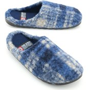 Resim Gezer Erkek Kışlık Rahat Taban Ev Bahçe Gondol Terlik Lacivert 