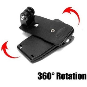 Resim Gplus GP138 Aksiyon Kamera Uyumlu Çanta Klipsi Kıskaç 