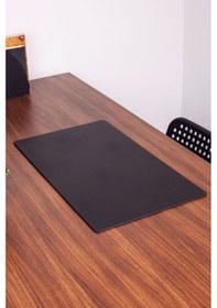 Resim Turgut Office Deri Masa Sümeni Düz Siyah 60 x 35 CM 