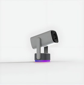 Resim MEGAMUS K2 Projeksiyon dahili 9750mAh pil 4K HD Bluetooth Android Sinema açık Projeksiyon RGB ışık 