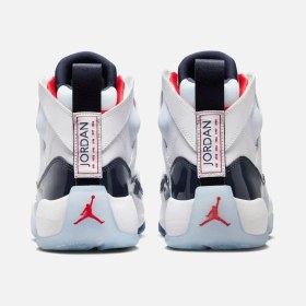 Resim Nike Jordan Jumpman Two Trey Erkek Beyaz Basketbol Ayakkabısı DO1925-102 