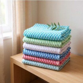 Resim Kara Tezgah Pamuk Santranç Desen Siyah Peştemal 100 180 