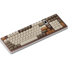 Resim CoverZone Ajazz AC100 Max Kaihua Butter Ice Cream Switch Alüminyum Gasket Mekanik Klavye, Tft Ekranlı Hot-Swap Rgb- 4000 Mah Batarya - Pbt Tuş Takımı 