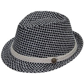 Resim Bay Şapkacı Düğmeli Kadın Fötr Şapka 6252 Siyah 