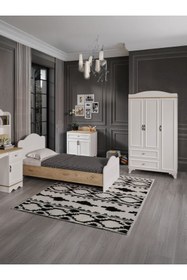 Resim Baby Darling %100 Mdf Alessa Genç Odası Meşe 90x200 cm 