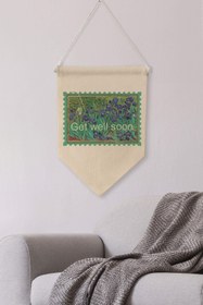 Resim Oturma Odası Pinterest Duvar Dekoru, Van Gogh Sanat Serisi, Kanvas Flama Askılı Duvar Örtüsü NO:413 - Renkli - 3 / 21 x 30 