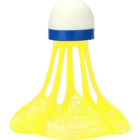 Resim Kangvka Plastik Badminton Topu Dış Mekan İçin Sabit Direnc İle Sarı 3'lü Paket 
