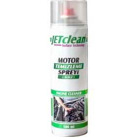 Resim Jetclean 500 ml Oto Motor Temizleme Spreyi Araç Bakım Sprey Susuz 