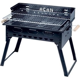 Resim Açan Katlanır Ayaklı Kömürlü Mangal 44 x 27 CM 