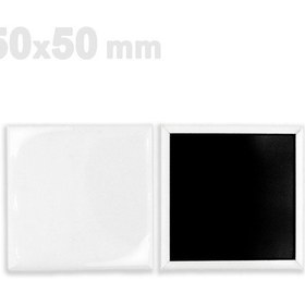 Resim Kare Magnet 50x50mm Uv Baskıya Uygun Vguvbkms 1000 Adet Montajlı 