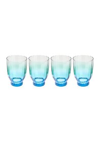 Resim Raklee Elite 4'lü Meşrubat Bardağı - Mavi - 320 Ml Renkli 