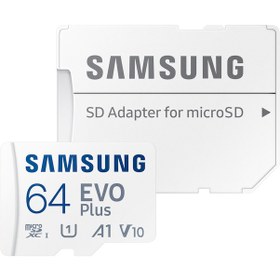 Resim Samsung 64Gb Evo Plus Uhs-I Microsdxc Hafıza Kartı 