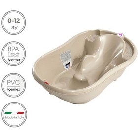 Resim Okbaby Onda Dijital Termometreli Çift Yönlü Bebek Küveti Bej 