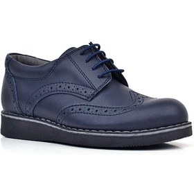 Resim Rakerplus Lacivert Mat Bağcıklı Erkek Çocuk Klasik Ayakkabı 176520 Lacivert 