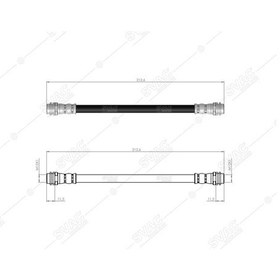 Resim SVAC 10-251 Fren Hortumu Arka Audi A2 1.2 1.4 1.6 TDI Audi 00-03 