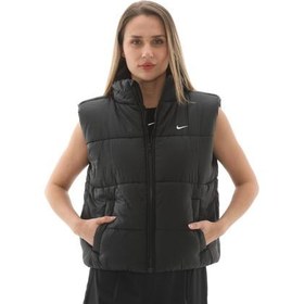 Resim Nike Sportswear Classic Puffer Kadın Yelek Siyah 