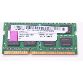 Resim Kingston Ecc PC3-10600 2gb 1333MHZ DDR3 Notebook Ram ACR256X64D3S1333C9 