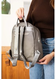 Resim Just Polo Kadın Yeni Sezon Büyük Boy Sırt Çantası Gri 