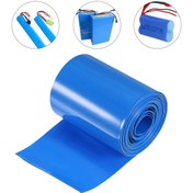 Resim Epilons 1 Mt Pvc Isı Borusu Mavi Shrınk 35 Mm 18650 Pil Yalıtım Isı Büzülme Kablo Kılıfı 