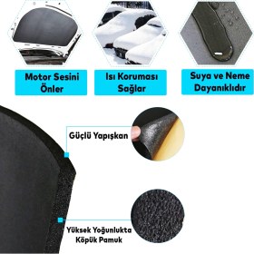 Resim Araç Oto Ses Isı Yalıtım Izolasyon Bandı Yapışkanlı Bant Epidyen Sünger En 45 mm Kalın 3 mm 25 Metre 