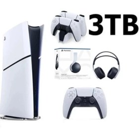 Resim Sony Playstation 5 Slim CD'li 3 TB YD + Pulse 3D Kulaklık + Şarj istasyonu 