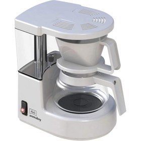 Resim Melitta 1015 Aromaboy filtre kahve makinesi, 2 fincan, cam sürahi, otomatik Kapanma, Siyah - Beyaz / tek kişilik 