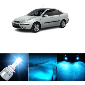 Resim Ford Focus 1 2002-2005 Buz Mavisi Led Xenon Sis Farı Ampulü H11 8000k 