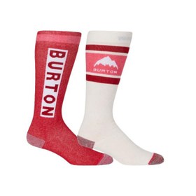 Resim Burton Weekend Midweight 2 Pack Kadın Kırmızı Kayak Çorabı 