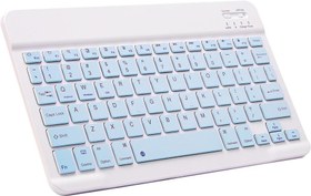 Resim Redway Pro 7 7\ Uyumlu Kablosuz Bluetooth Şarj Edilebilir Klavye - Mavi 