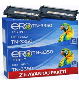 Resim Ero Print TN-3350 / Brother HL-5450DNT Muadil Toner - 2'li Avantaj Paket 
