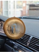 Resim Metal Mevlana Ayna Süsü Bronz Renk Tüm Araçlara Uygundur. 