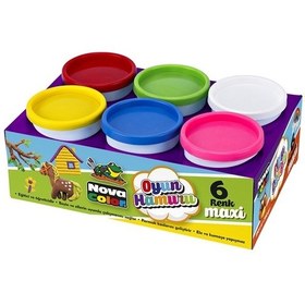 Resim Nova Color Oyun Hamuru Maxi 6 Renk Nc-4107 