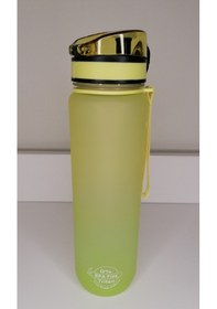 Resim Shop-Set 1000 ML Tritan Motivasyonlu Su Matarası Neon Sarı 